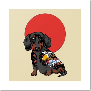 Yakuza Dachshund Posters and Art